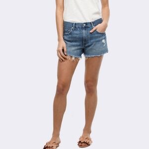 Able The Cutoff Distressed Denim Shorts Size 27